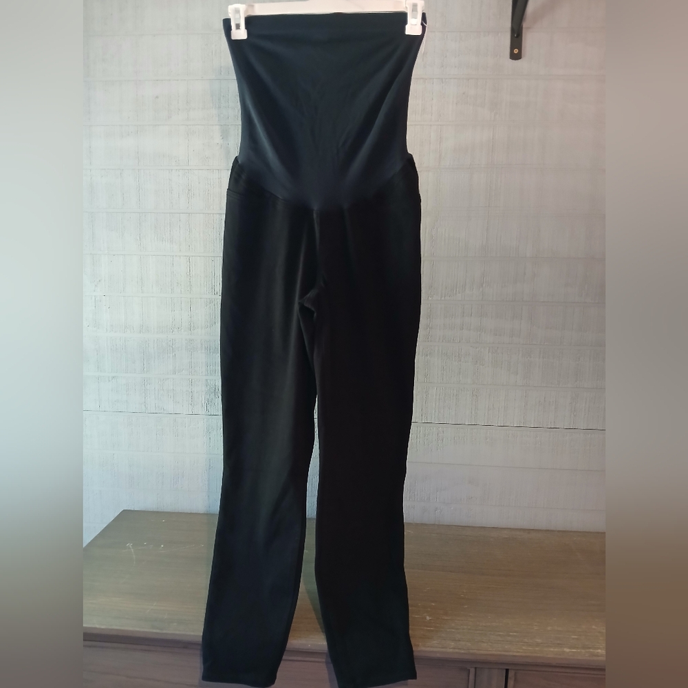 Maternity SPANX NWT Mama Jeanish Ankle Black Leggings XL. FF#350